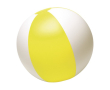 Ballon de plage en PVC bicolore, coloris au choix couleur jaune