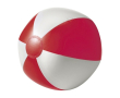 Ballon de plage en PVC bicolore, coloris au choix couleur rouge