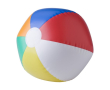 Ballon de plage en PVC bicolore, coloris au choix couleur multicolore