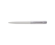 Stylo de luxe en acier inoxydable avec encre bleue Waterman couleur blanc