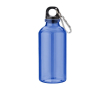 Gourde recyclée avec mousqueton couleur bleu ultramarine