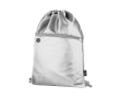 Sac cordon publicitaire en plastique recyclé couleur blanc