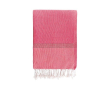 Pareo serviette monochrome en coton recyclé et bio 200 g/m2 couleur rouge