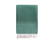 Pareo serviette monochrome en coton recyclé et bio 200 g/m2 couleur vert