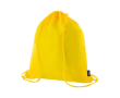 Sac à dos en cordes de RPET aux couleurs vives avec cordes assorties couleur jaune