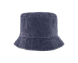 Bob personnalisable en coton avec effet lavé 260 g/m2 couleur bleu marine