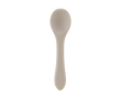 Cuillère pour bébés en silicone pour un confort accru couleur beige