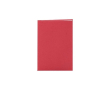 Blocs-notes fabriqués avec différents matériaux organiques couleur rouge