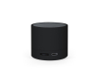 Haut-parleur portable en plastique recyclé à batterie 300mAh couleur noir
