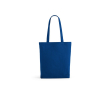 Sac en coton et polyester recyclés à anses longues 280 g/m² couleur bleu roi
