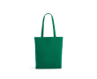 Sac en coton recyclé et RPET à anses longues 220 g/m² couleur vert