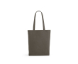 Sac en coton recyclé et RPET à anses longues 220 g/m² couleur gris