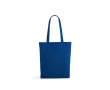 Sac en coton recyclé et RPET à anses longues 220 g/m² couleur bleu roi