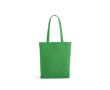 Sac en coton recyclé et RPET à anses longues 220 g/m² couleur vert clair