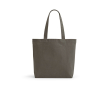 Sac en coton recyclé et RPET à anses longues 280 g/m² couleur gris