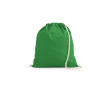Sac ficelle écologique en coton recyclé et RPET 140 g/m² couleur vert clair