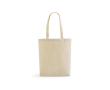 Sac en coton recyclé et RPET à anses longues 220 g/m² couleur naturel
