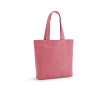 Sac en coton recyclé et RPET à anses longues 180 g/m² couleur rose