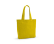 Sac en coton recyclé et RPET à anses longues 180 g/m² couleur jaune