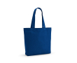 Sac en coton recyclé et RPET à anses longues 180 g/m² couleur bleu roi