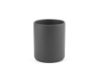 Mug en céramique à finition mate élégante sans anses 290 ml couleur gris foncé