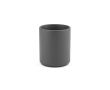 Mug en céramique à finition mate élégante sans anses 210 ml couleur gris foncé
