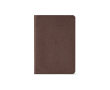 Carnet A6 à pages lignées et couverture en carton recyclé couleur marron
