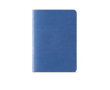 Carnet A6 à pages lignées et couverture en carton recyclé couleur bleu roi