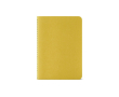 Carnet A6 à pages lignées et couverture en carton recyclé couleur jaune foncé