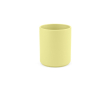 Mug en céramique à finition mate élégante sans anses 210 ml couleur jaune