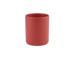 Mug en céramique à finition mate élégante sans anses 210 ml couleur rouge chiné