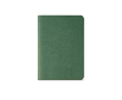 Carnet A6 à pages lignées et couverture en carton recyclé couleur vert foncé
