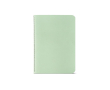 Carnet A6 à pages lignées et couverture en carton recyclé couleur vert pastel