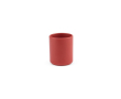 Mug en céramique à finition mate élégante sans anses 60 ml couleur rouge chiné