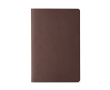 Carnet A5 à pages lignées et couverture en carton recyclé couleur marron
