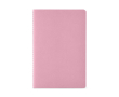 Carnet A5 à pages lignées et couverture en carton recyclé couleur rose