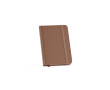 Carnet A6 ligné à couverture rigide en papier recyclé couleur marron