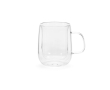 Tasse en verre borosilicaté double paroi 400 ml couleur transparent