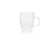 Tasse en verre borosilicaté double paroi 260 ml couleur transparent