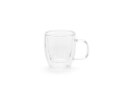 Tasse en verre borosilicaté double paroi 50 ml couleur transparent