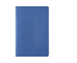 Carnet A5 à pages lignées et couverture en carton recyclé couleur bleu roi