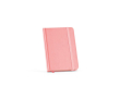 Carnet A6 ligné à couverture rigide en papier recyclé couleur rose