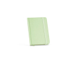 Carnet A6 ligné à couverture rigide en papier recyclé couleur vert pastel