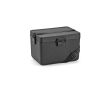 Glacière 12L en plastique recyclé avec sangle de transport couleur noir