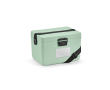 Glacière 12L en plastique recyclé avec sangle de transport couleur vert pastel