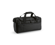 Sac de sport en RPET à sangles noires réfléchissantes couleur noir