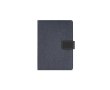 Conférencier A5 magnétique en RPET à pochette tablette couleur bleu roi