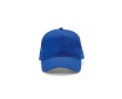 Casquette 5 panneaux en coton recyclé, filet arrière 220g/m² couleur bleu