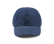 Casquette 6 panneaux en RPET 110 g/m² à velcro ajustable couleur bleu