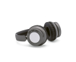 Casque sans fil à basses profondes et coussinets souples couleur argenté